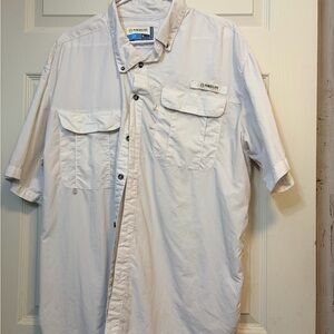 Magellan Outdoors Relaxed Fit Shirt in Cream